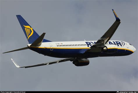 EI EBL Ryanair Boeing 737 8AS WL Photo By Daniele D Orazi ID 307792