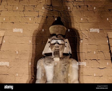 The Sculpture Of Ramses Ii In Luxor Temple Hi Res Stock Photography And