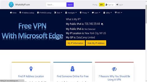 How To Get Free Vpn Using Microsoft Edge Youtube