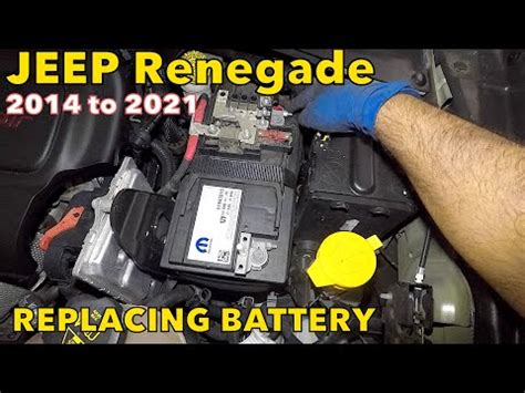 Comment Remplacer La Batterie De La Jeep Renegade Jeep Renegade