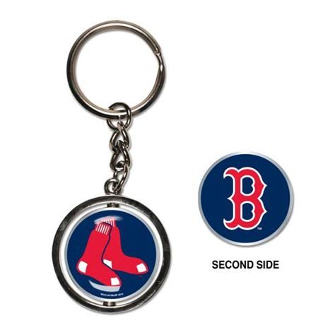 Boston Red Sox Spinner Key Chain Keychain Wincraft Louis Blue