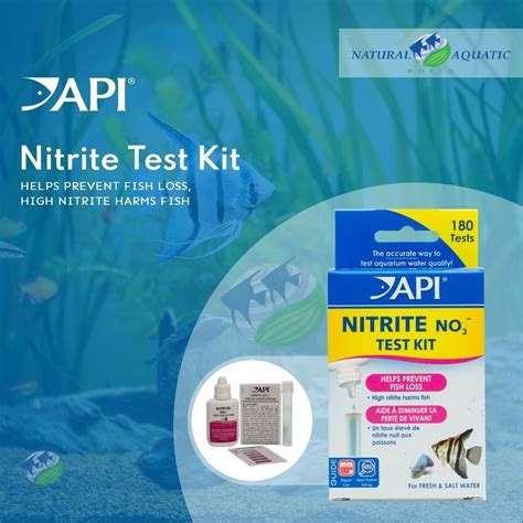 API Nitrite NO2 Test Kit W 180 Tests For Fresh Salt Water Shopee