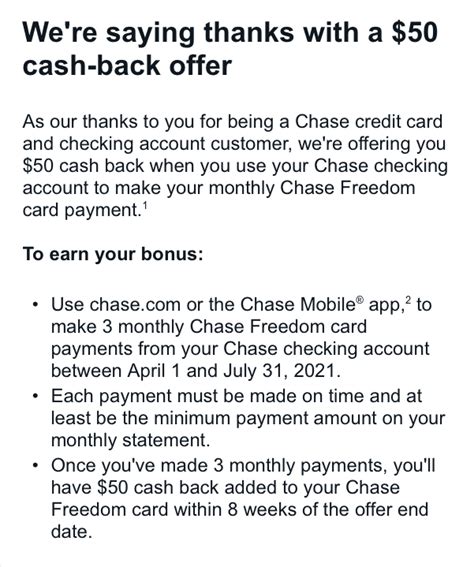 Expired Targeted Chase Checking Creditcardholders Make 3