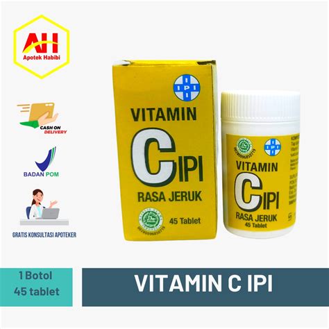 Jual Vitamin Ipi A C B B B Complex Komplek Isi Tablet Vitamin D