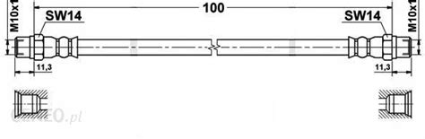 Phu Donocik Przewody Hamulcowe Elastyczne Na O Tyln Bmw E Opinie