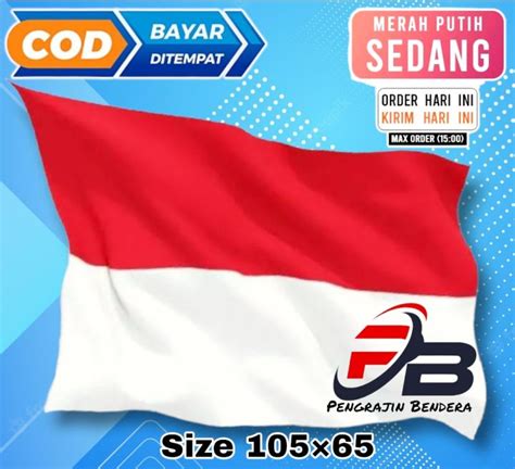 Bendera Rumah Merah Putih Ukuran Sedang Lazada Indonesia