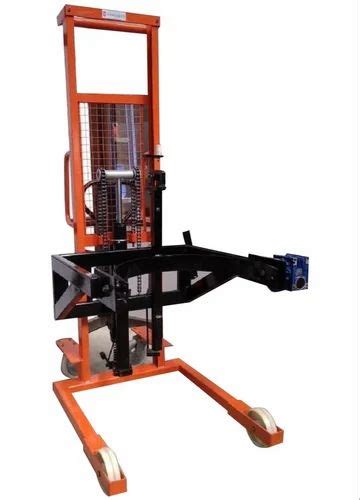 Manual Hydraulic Drum Lifter Cum Tilter For Material Lifting Lifting