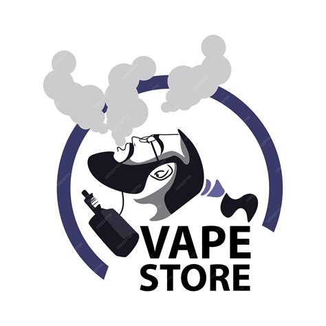 Premium Vector | Vape shop with silhouette design style