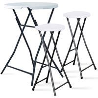 Table Haute Pliante Mob Event Pro Mange Debout Pliable Avec Housse