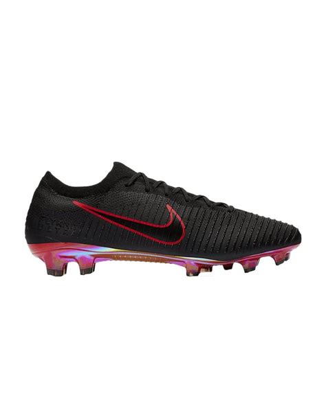 Nike Mercurial Vapor Flyknit Ultra Fg 'black Red' for Men | Lyst