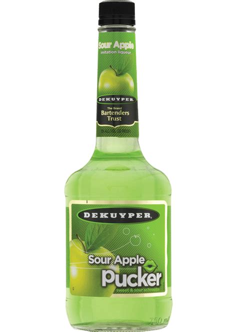 Buy Dekuyper Sour Apple Pucker Schnapps Liqueur At