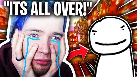 Dantdm Reacts To Dream Beating Him Youtube