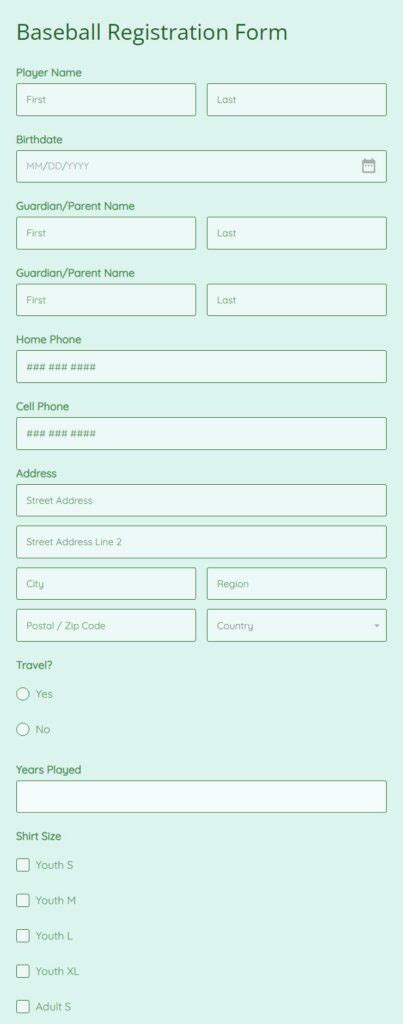 Soccer Player Evaluation Form Template 123formbuilder