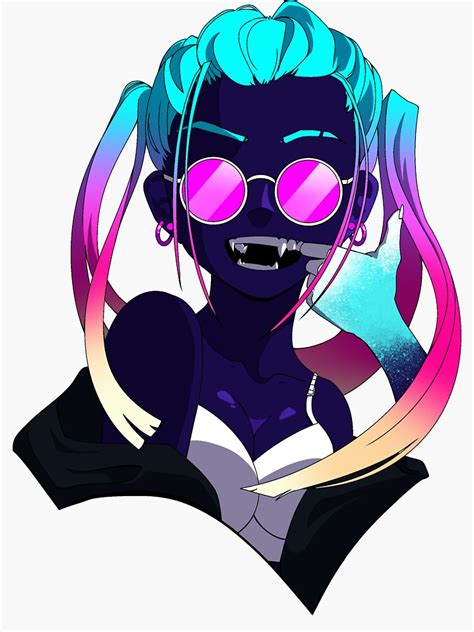 Phonk Girl Sticker For Sale By Chaos Theory203 Redbubble