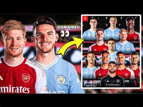 The Ultimate Arsenal X Man City Combined Xi Ahead Of Sundays Title