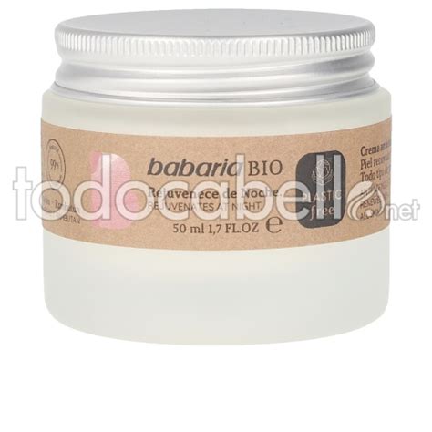 Babaria Bio Crema Noche Antiedad Detox Calmante Ml