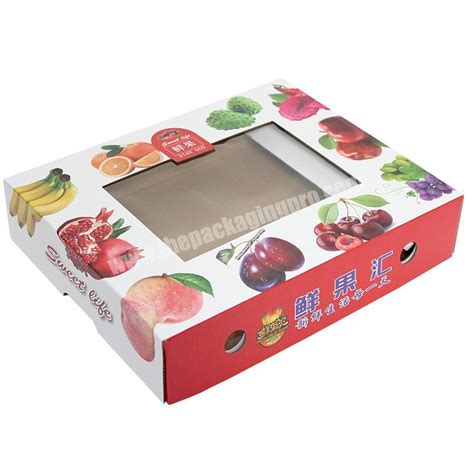 Custom Best Price China Corrugated Paper Fruitvegetable Packing Box