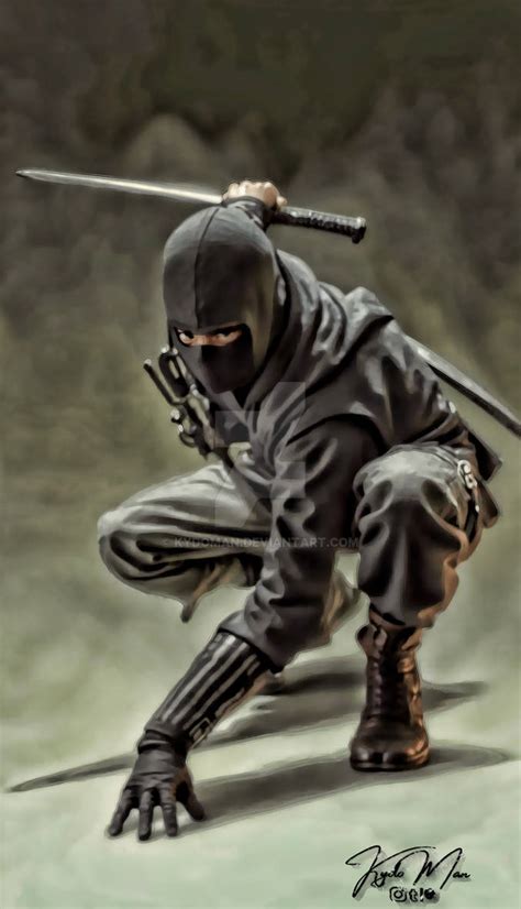 Ninja in black by KydoMan on DeviantArt