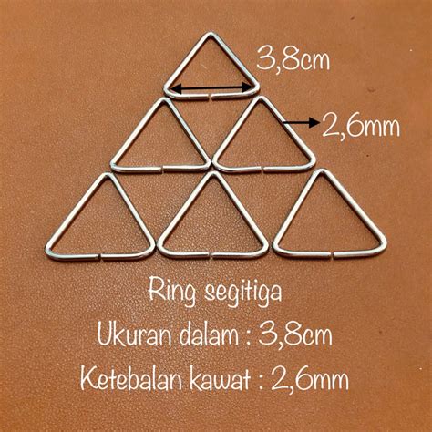 Jual Ring Segitiga Cm Ring Segitiga Besi Tas Cm St