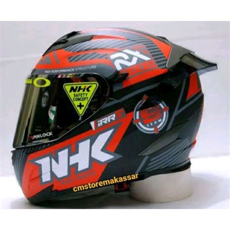 Jual Helm NHK RX9 Motif Full Face Paket Ganteng NHK RX 9 Modif Spoiler