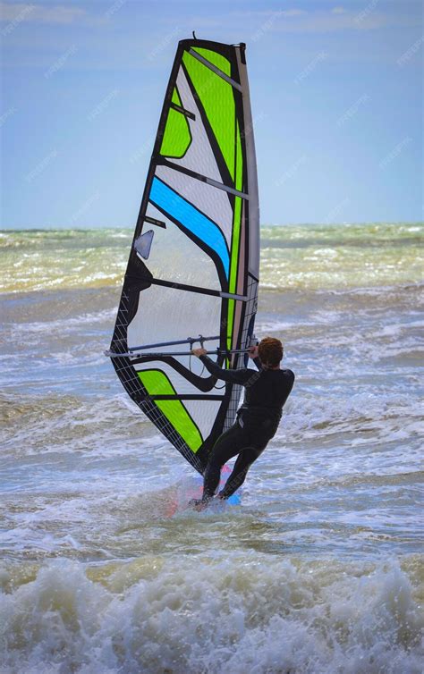 Premium Photo | A windsurfer