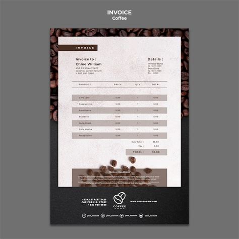 Coffee Price List Psd High Quality Free Psd Templates For Download