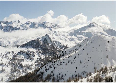 Montagne A Vars Neige Fra Che Et Grand Soleil Pour Bien D Marrer La