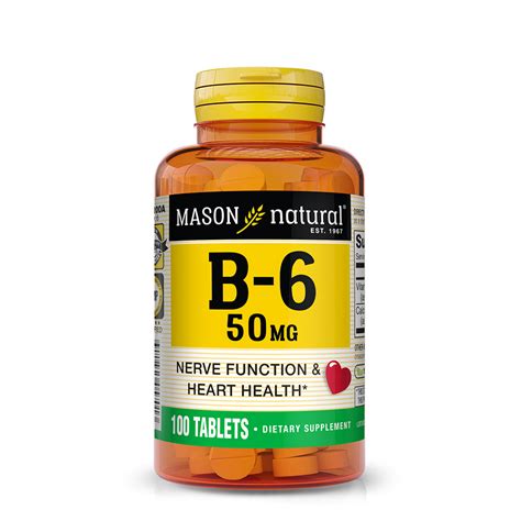 Vitamin B6 50 Mg Nutrients Best