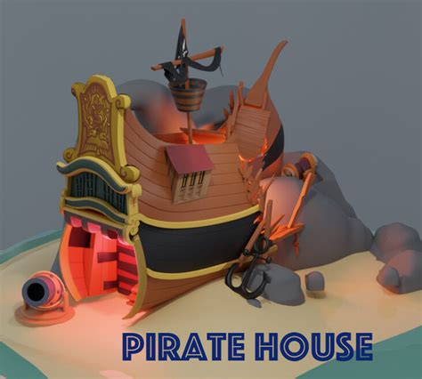 Artstation Pirate House