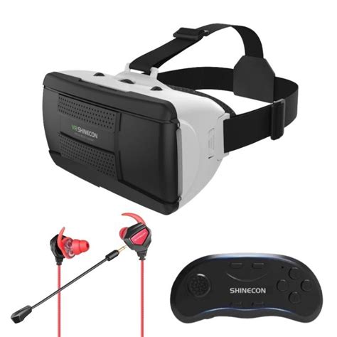 Vrshinecon G06b B01 Hs6g Headset Óculos Vr Telefone 3d Realidade Virtual Jogo Capacete Cabeça