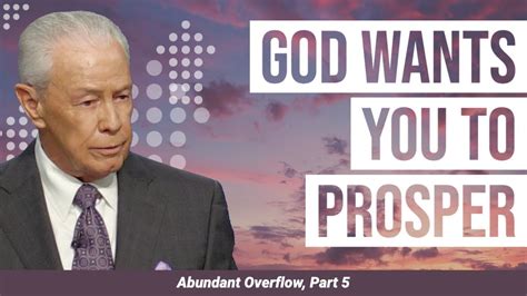 God Wants You To Prosper Abundant Overflow Part Youtube