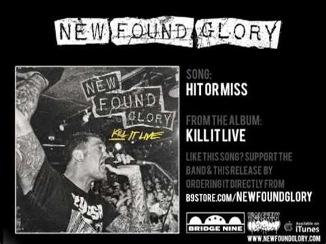 New Found Glory Hit Or Miss YouTube