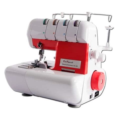 Maquina De Overloque Domestica - Máquina de Overloque Doméstica 4 fios Sun Special SS320 Portátil ...