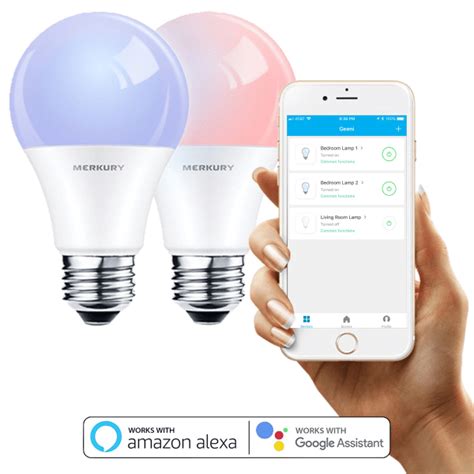 Sidedeal Pack Merkury Innovation Wifi Led Smart Bulbs