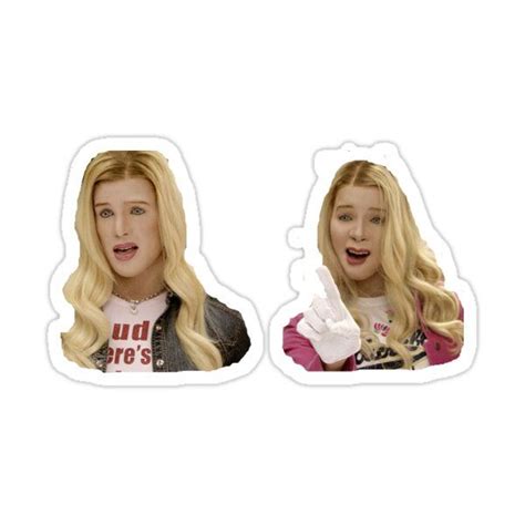 White Chicks Sticker By Mckayla Cherubini