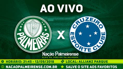 Jogo Palmeiras X Cruzeiro Ao Vivo 12 09 2018