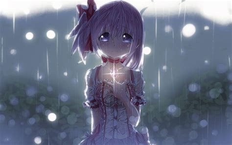 Rain Sad Anime Anime Sad Girl Scenery Rain Hd Wallpaper Pxfuel