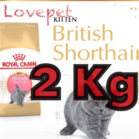 Jual Royal Canin British Short Hair Kitten 2kg Shopee Indonesia