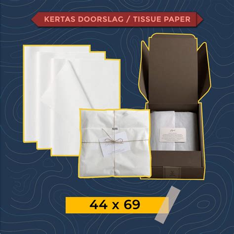 Jual Kertas Doorslag X Tissue Paper Wrapping Paper Shopee