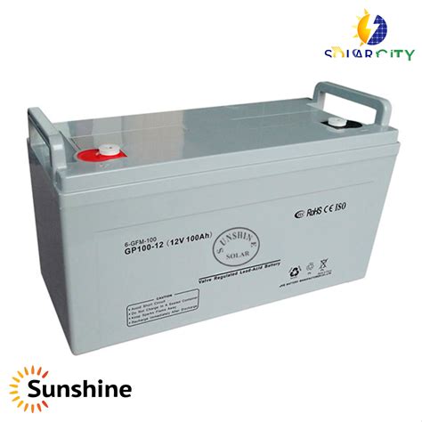 Bateria Sunshine V Ah Solar City Per