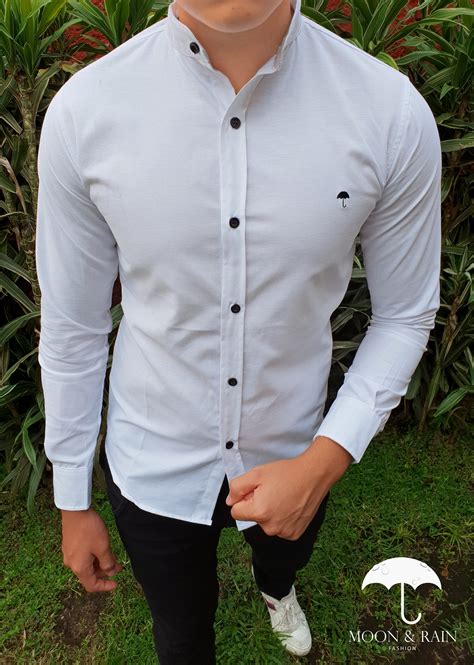 Venta Camisa Blanca Hombre Precio En Stock