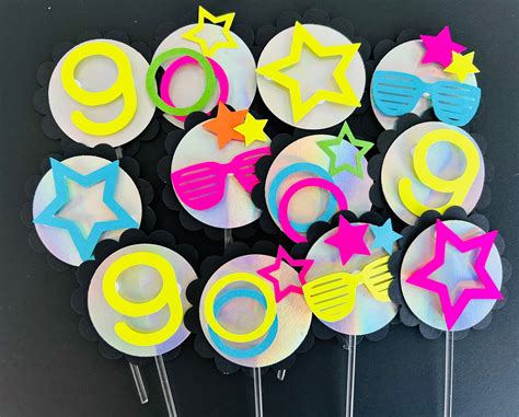 Glow In The Dark Toppers Glow In The Dark Cupcake Toppers Uv Light