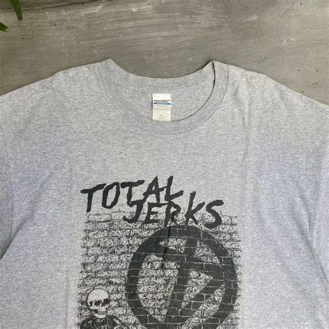 Tshirt Total Jerks Second Branded Thrift Vintage Rock Metal Hardcore