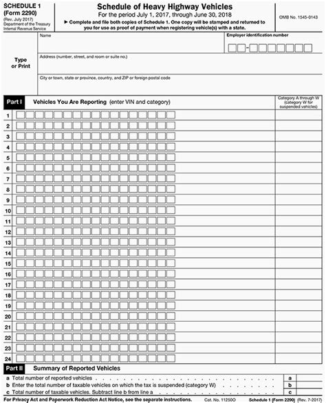 IRS Form 2290 schedule 1 | E-file Form 2290 online | IRS 2290 taxes