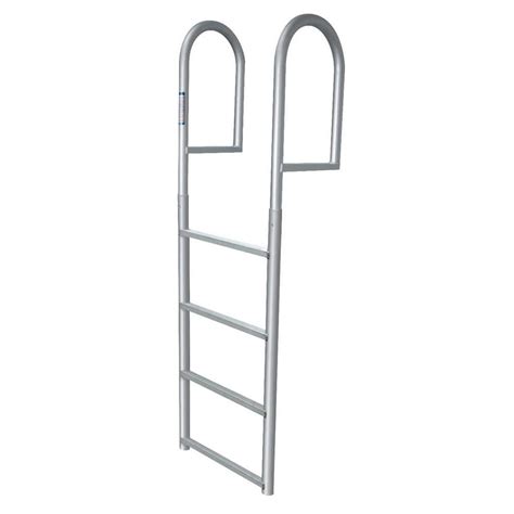 Tommy Docks 4 Step Standard Aluminum Dock Ladder With Slip Resistant