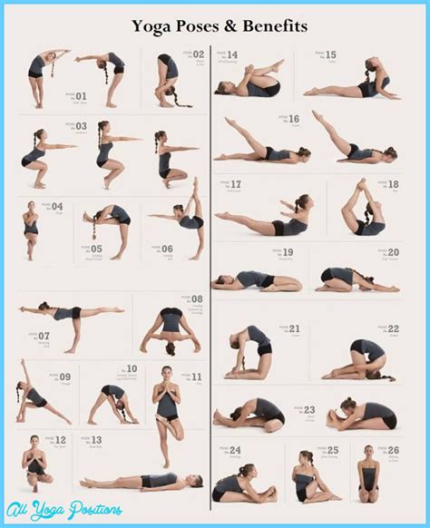 Free Printable Hatha Yoga Poses Chart