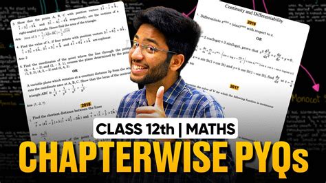 Class Th Maths Chapter Wise Pyqs With Answers Shobhitnirwan