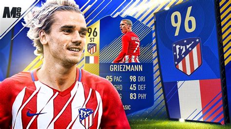 FIFA 18 TOTS GRIEZMANN REVIEW 96 TOTS GRIEZMANN PLAYER REVIEW FIFA