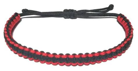 Buy The Bling Stores Red Fabric Bracelet For Men And Women Online At