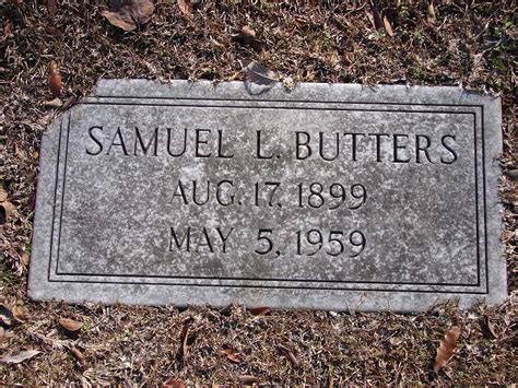 Samuel Lawrence Lonnie Butters 1899 1959 Mémorial Find a Grave